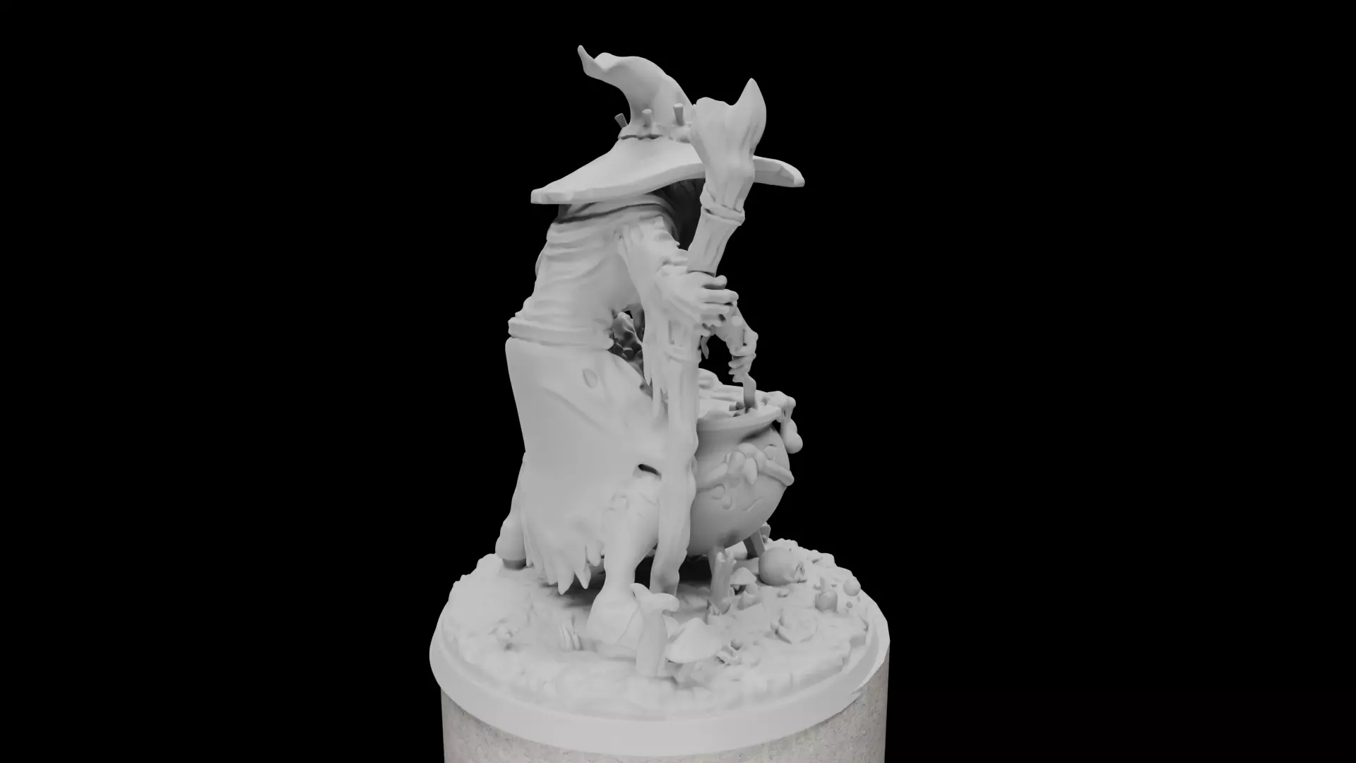 The Fen Hag of Whispering Brews 3D print model_3