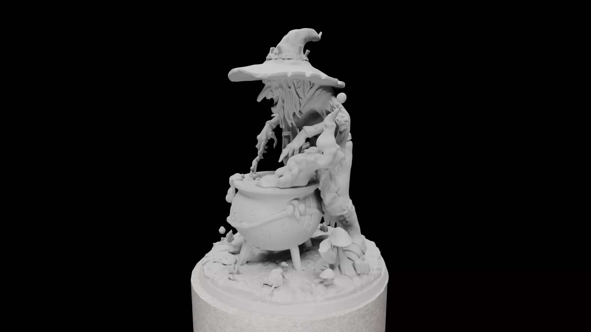 The Fen Hag of Whispering Brews 3D print model_1