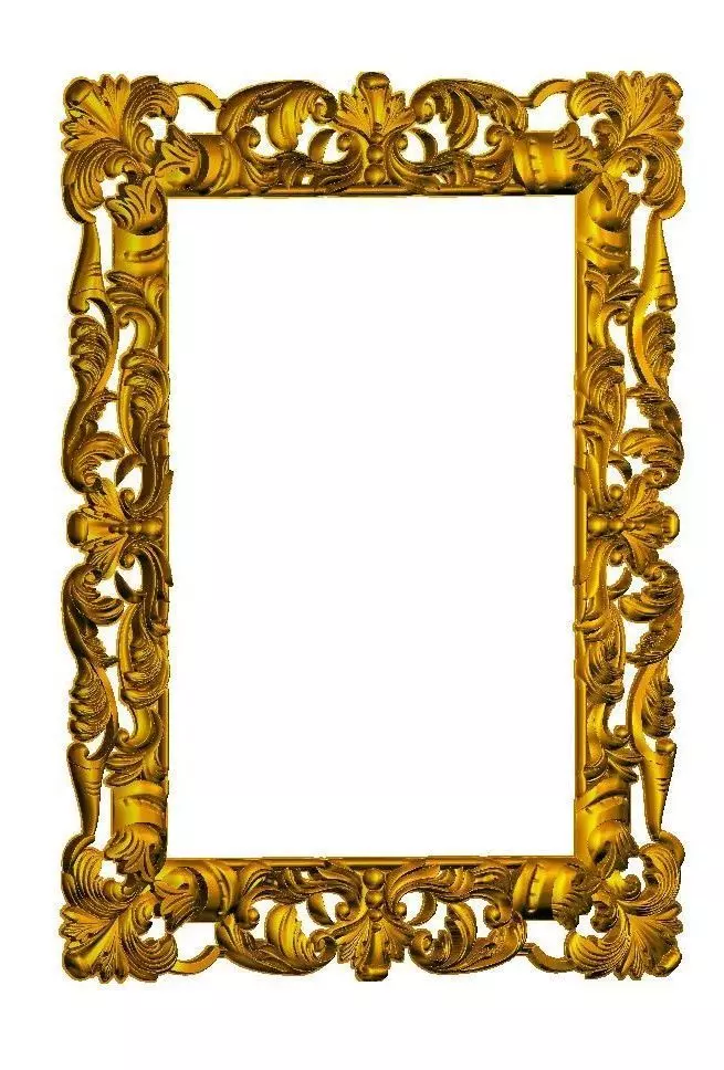 Classic Frame- Baroque Style For CNC 3D print model