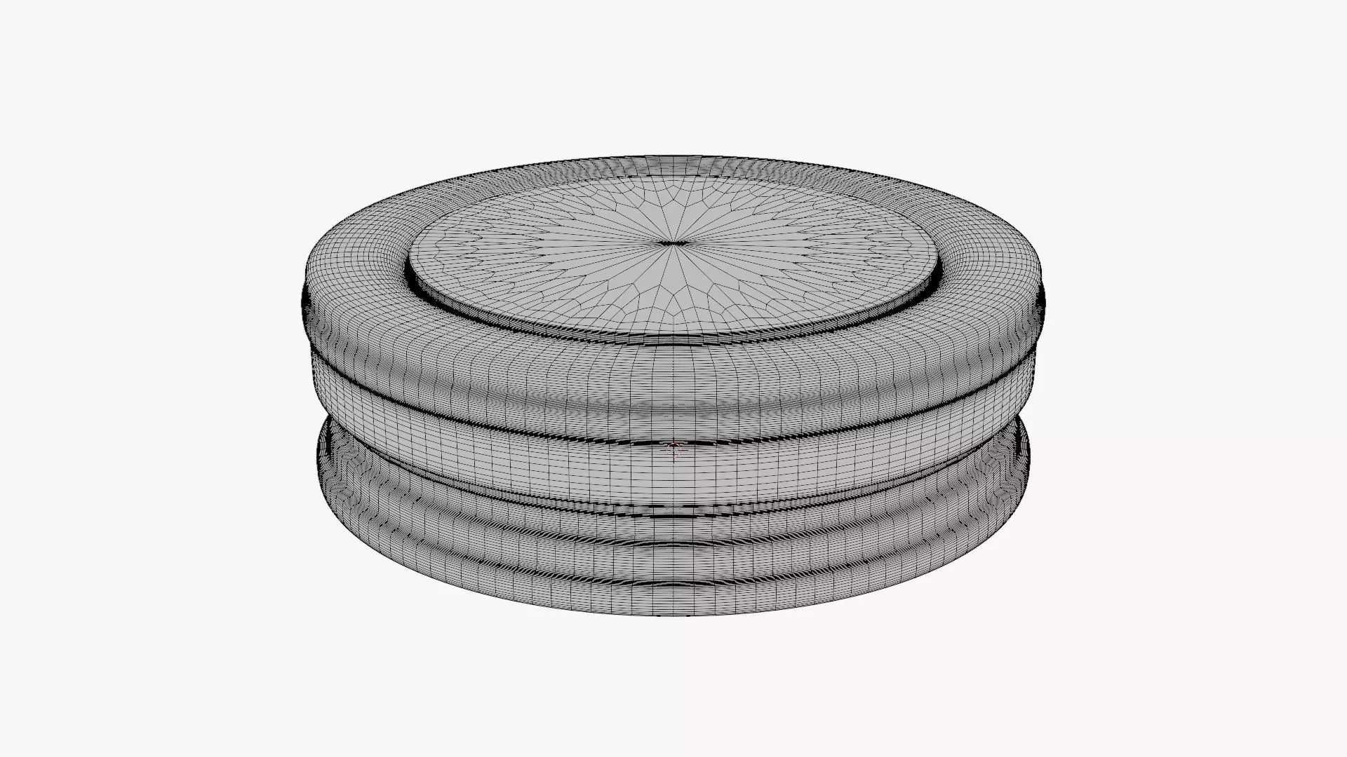 Flat Tin Packaging - Geometry Only No Textures No Materials 3D model_6