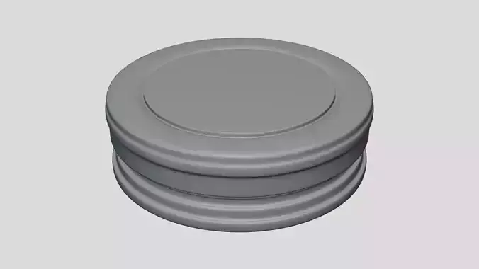 Flat Tin Packaging - Geometry Only No Textures No Materials