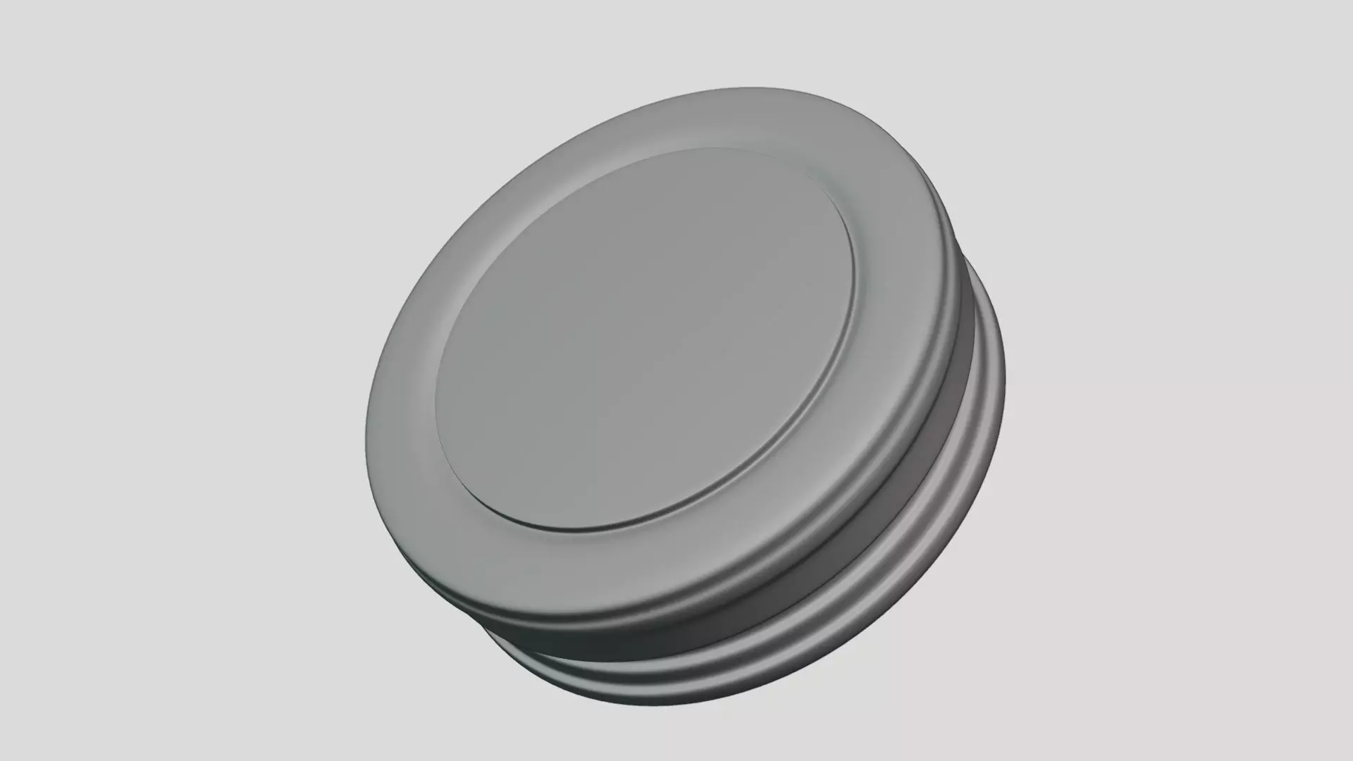 Flat Tin Packaging - Geometry Only No Textures No Materials 3D model_3