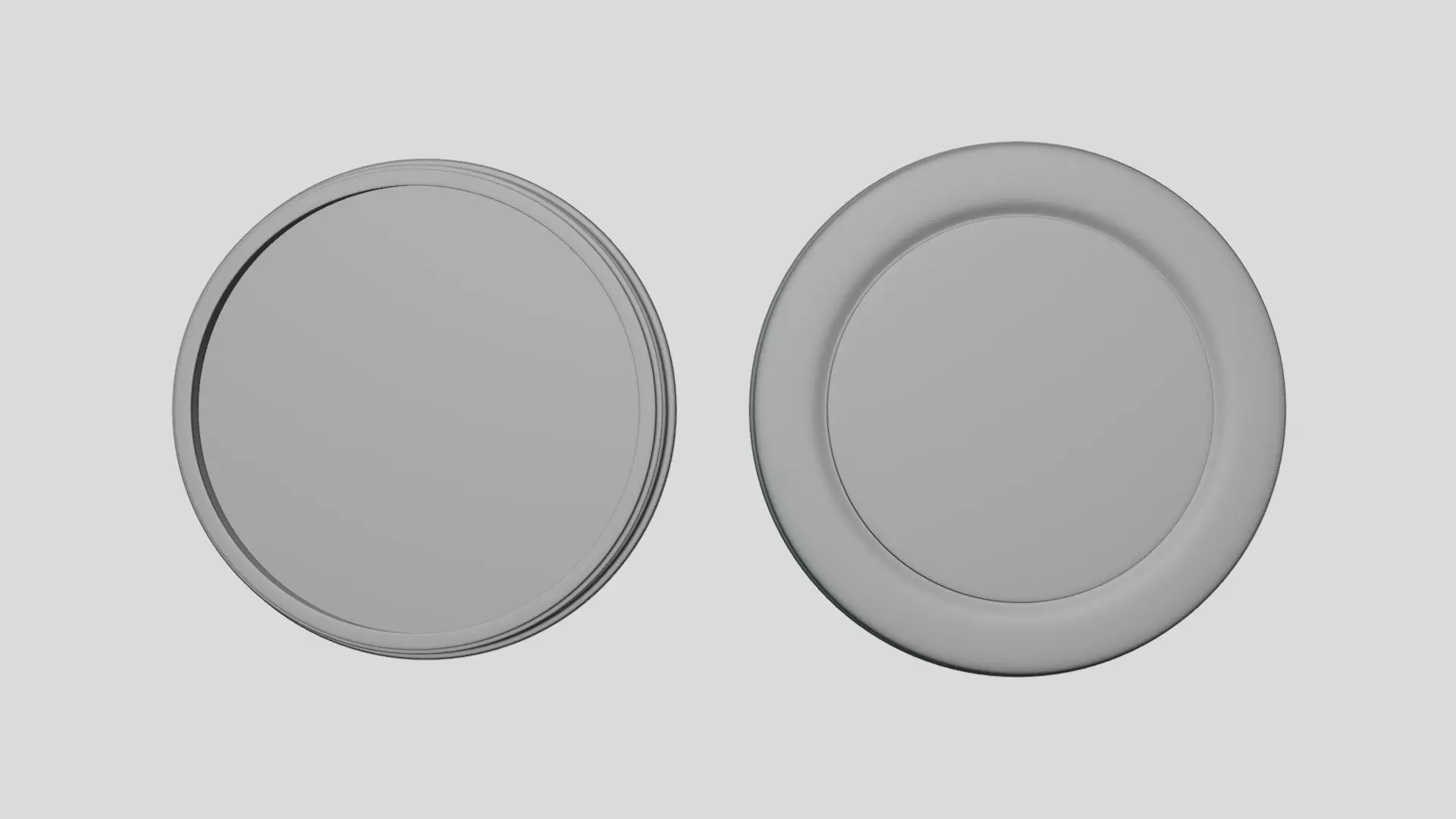 Flat Tin Packaging - Geometry Only No Textures No Materials 3D model_4