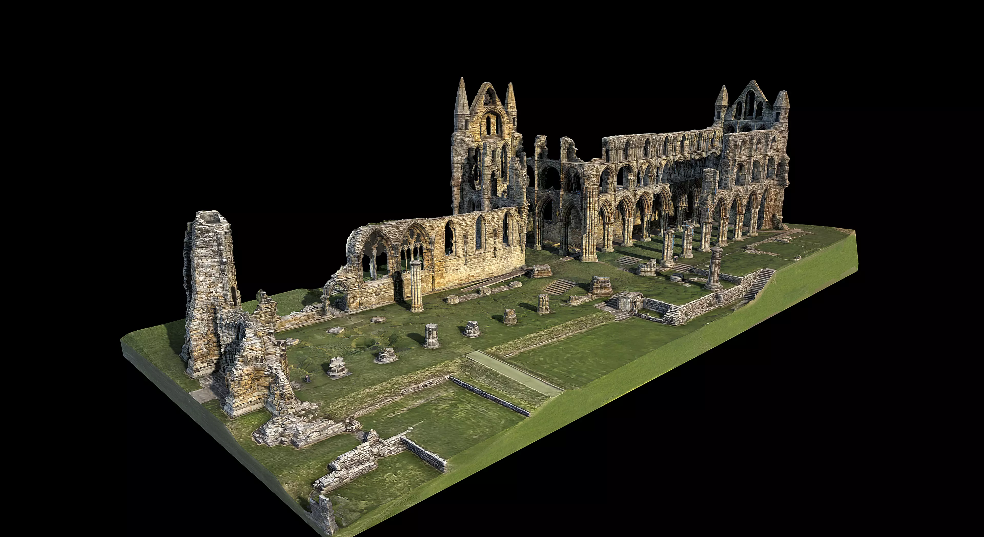 Whitby Abbey 3D model
