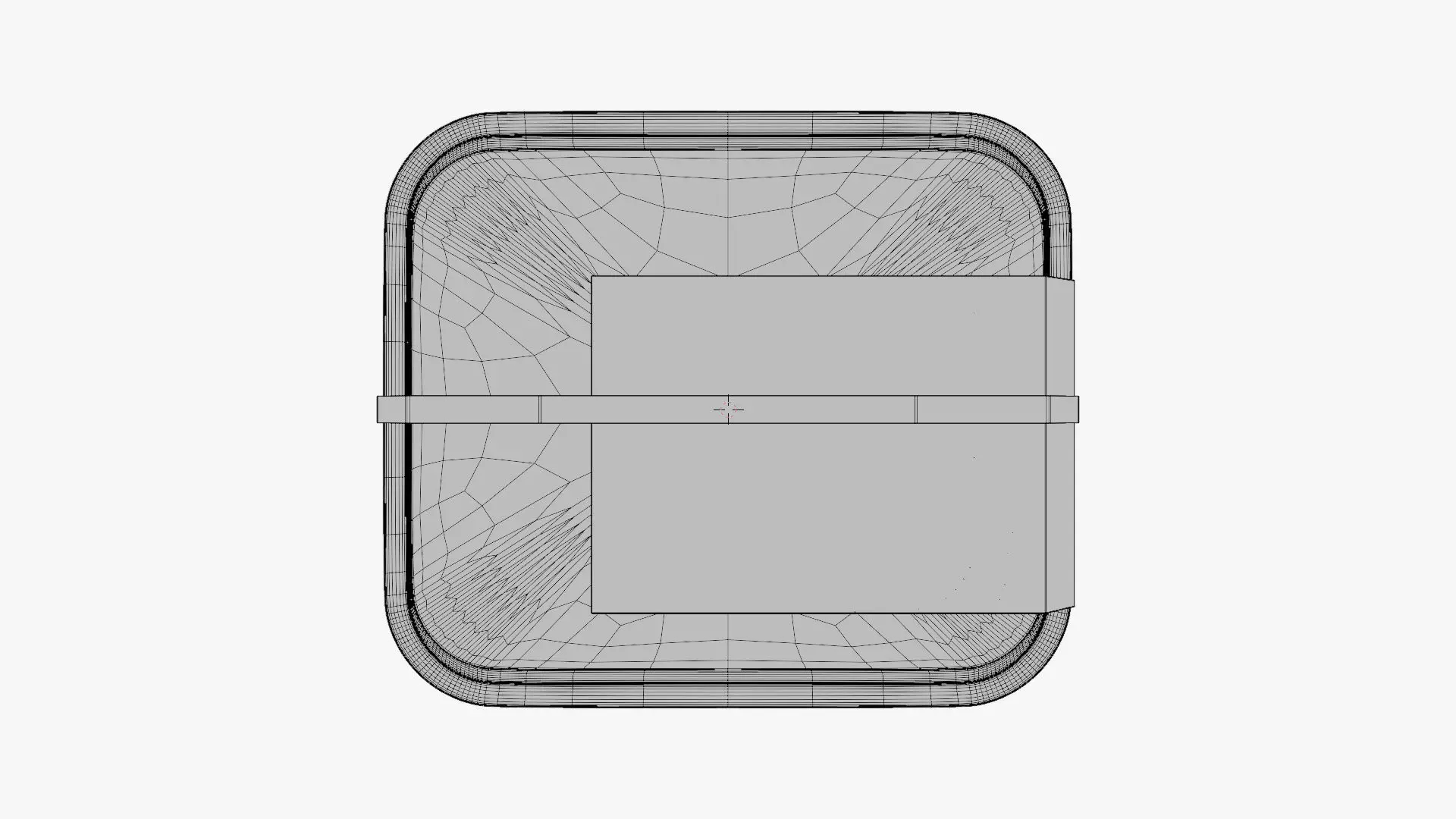 Box Package - Geometry Only No Textures No Materials 3D model_7