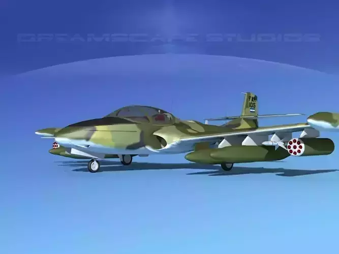 Cessna A-37 Dragonfly Honduras 3D model