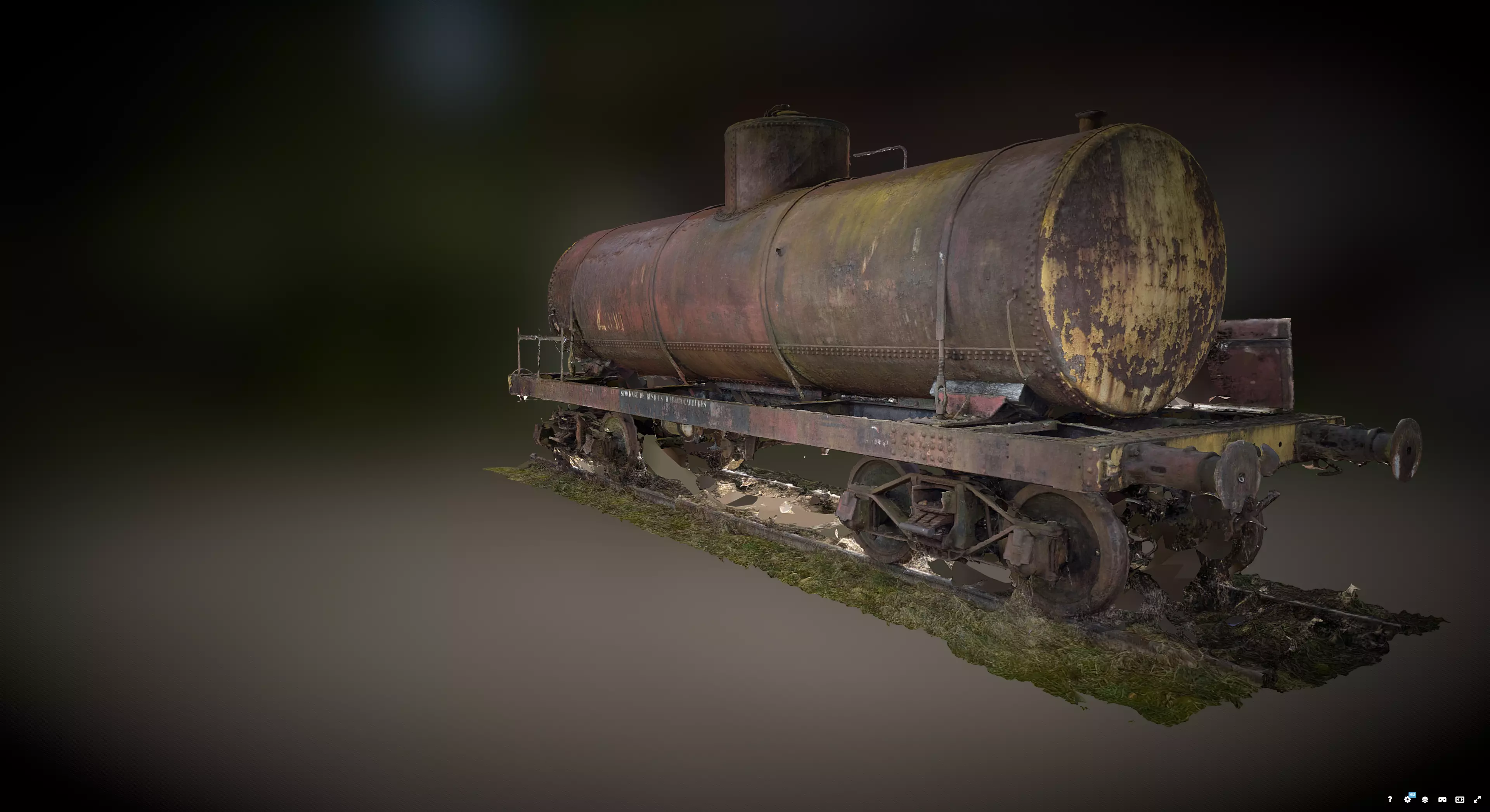 Wagon Citerne 3D model_1