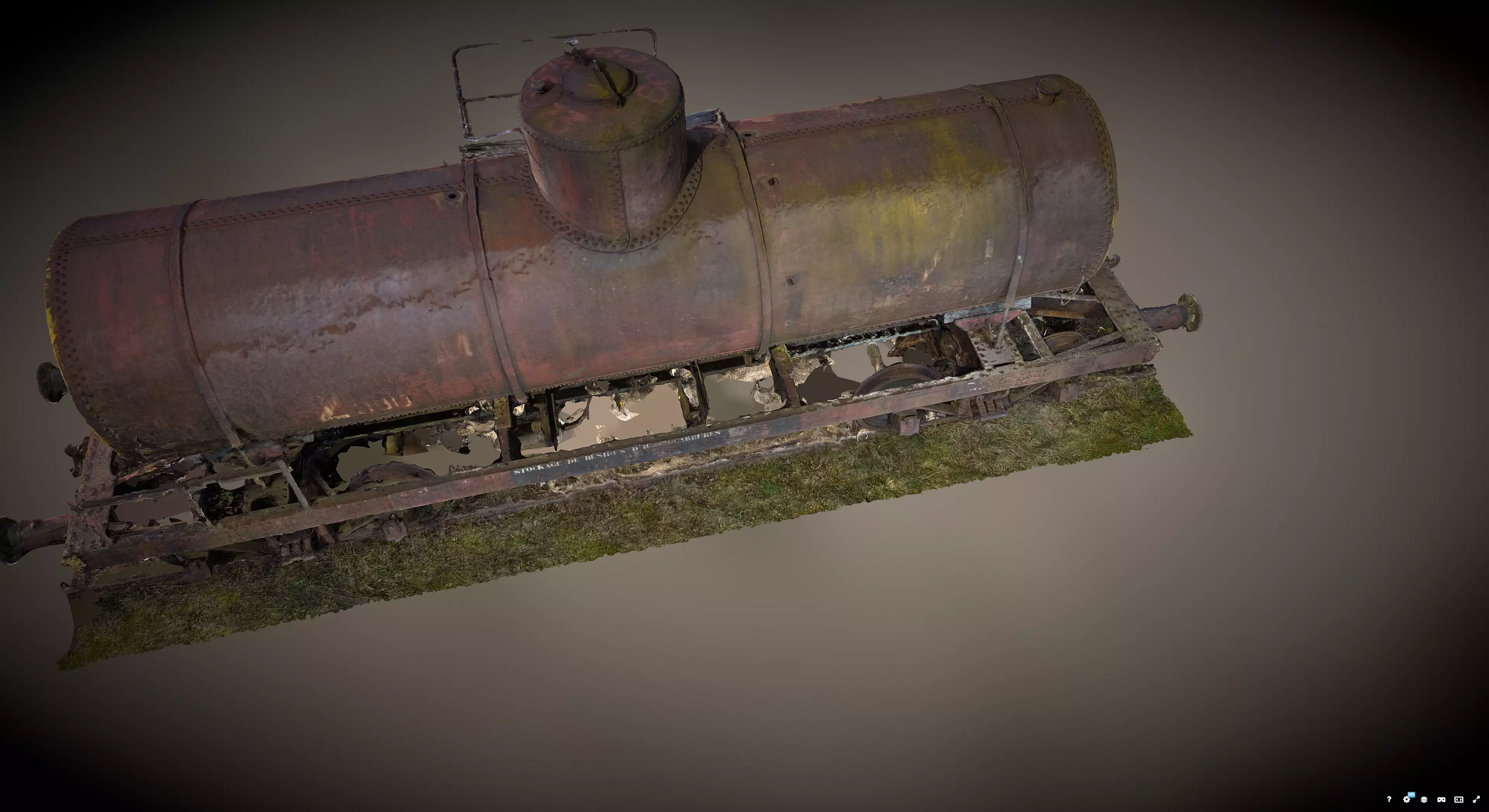 Wagon Citerne 3D model_7