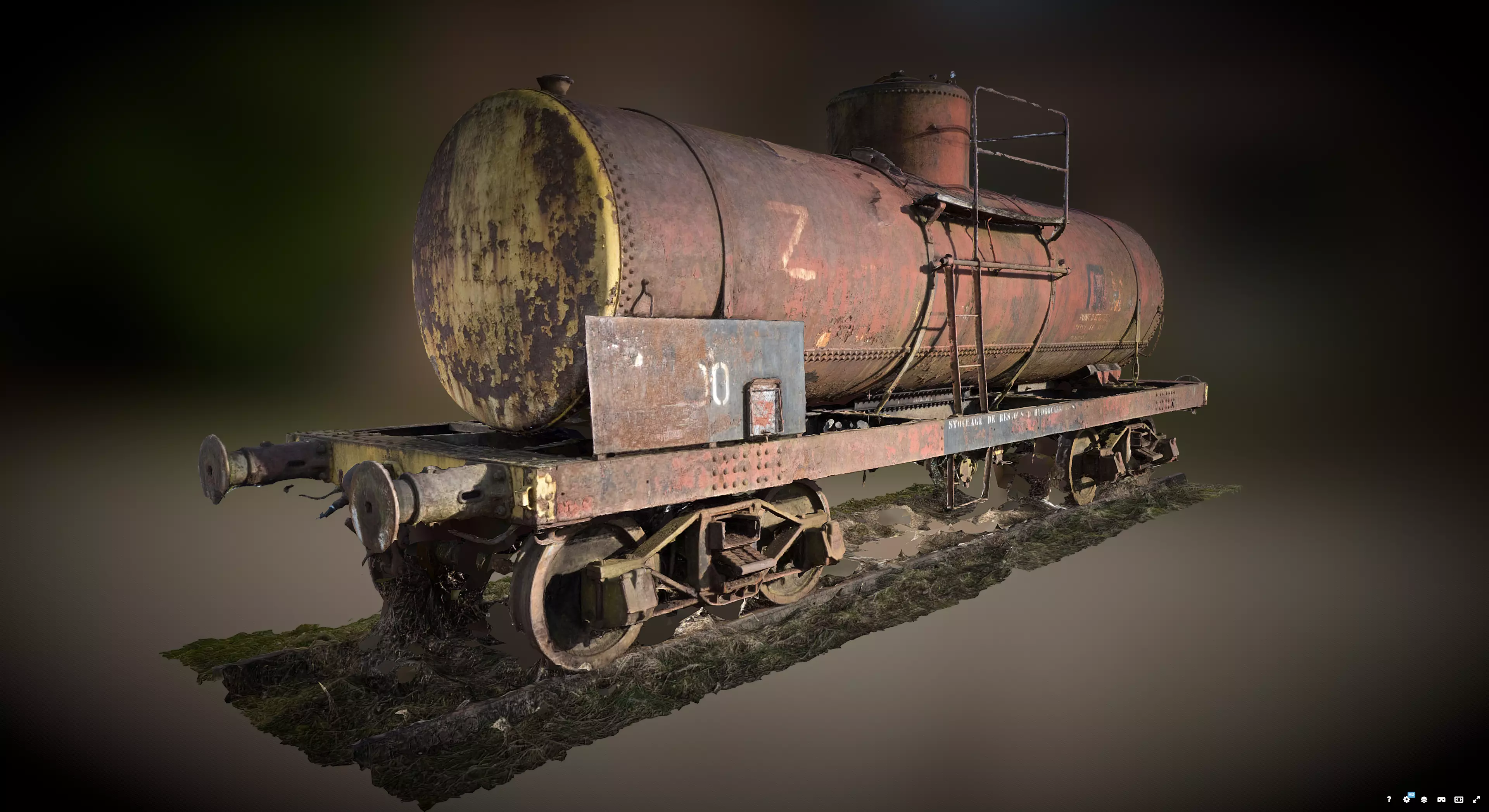 Wagon Citerne 3D model_5