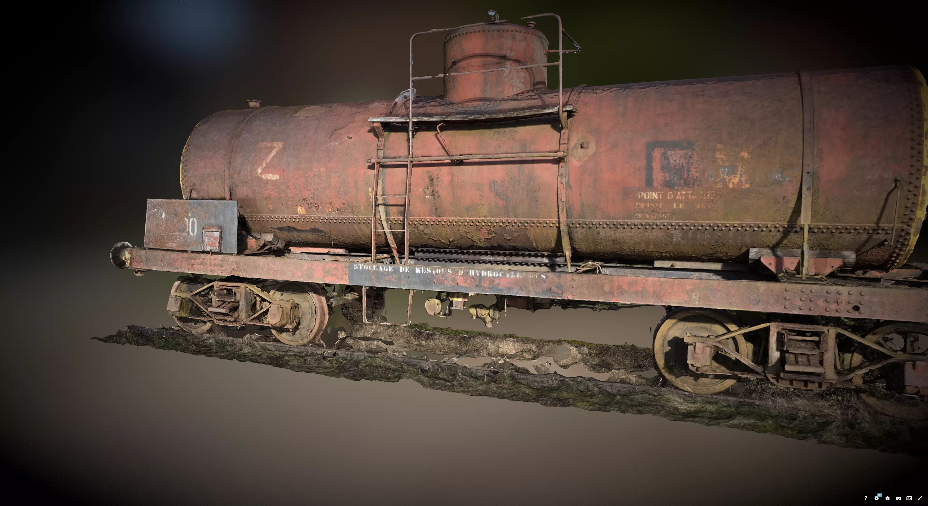 Wagon Citerne 3D model_4
