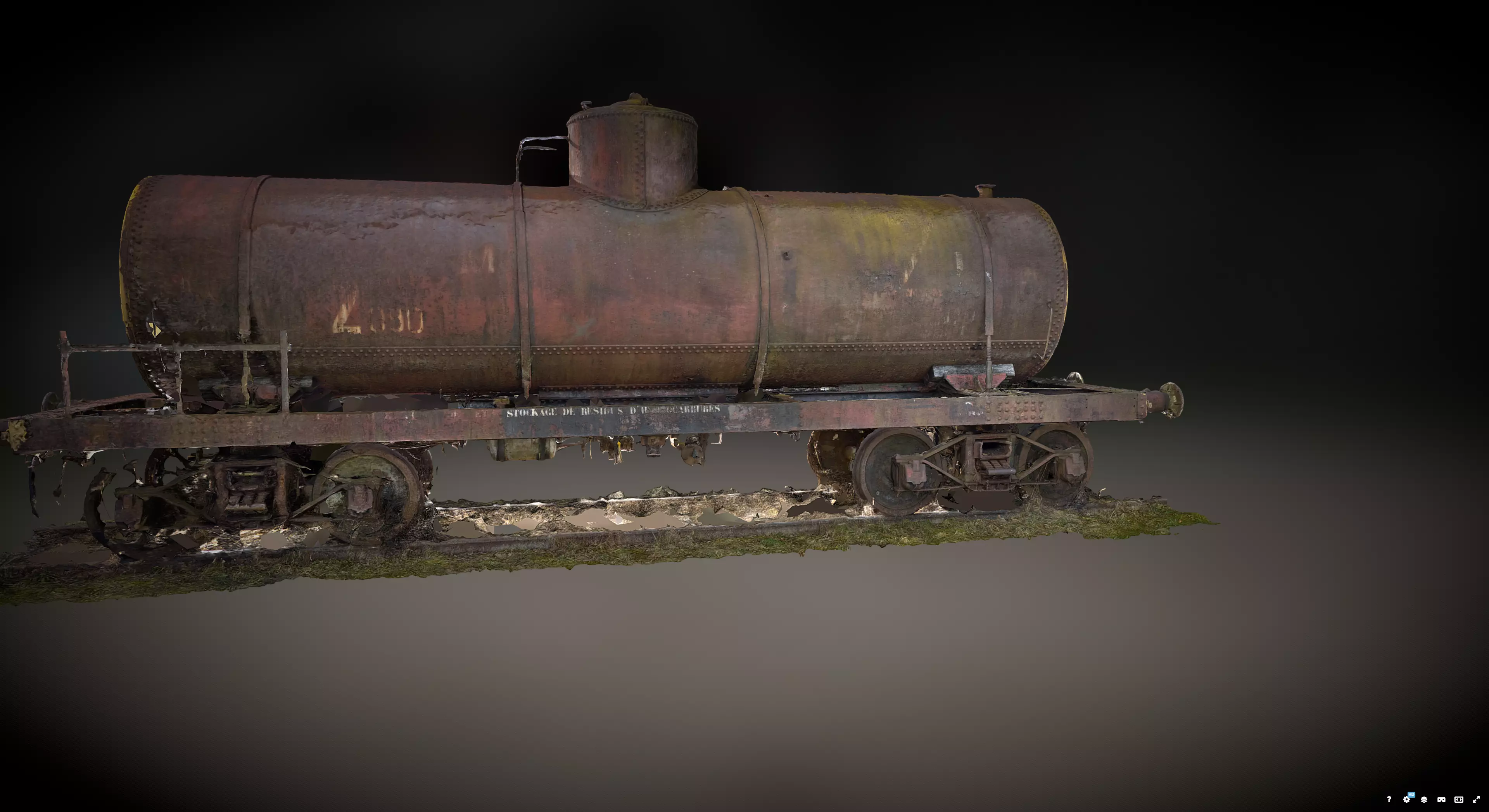 Wagon Citerne 3D model_2