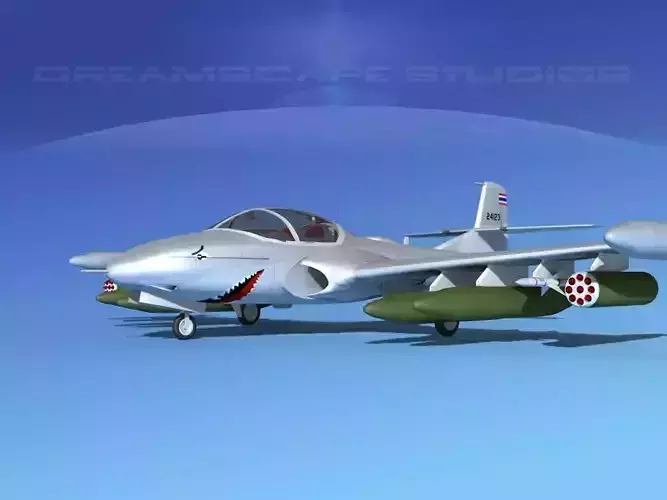Cessna A-37 Dragonfly Royal Thai 3D model