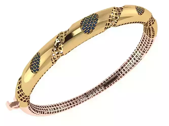 Custom Design Gold Bracelet