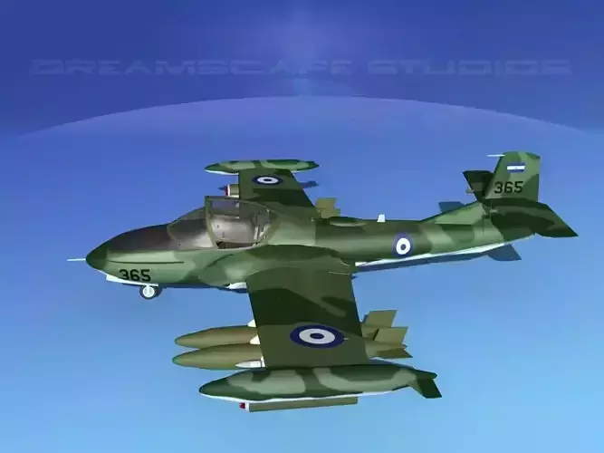 Cessna A-37 Dragonfly Salvador 3D model