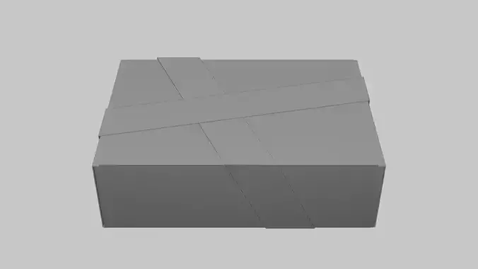 Box Tape - Geometry Only No Textures No Materials