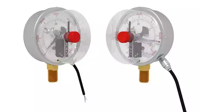 electron Pressure Gauge 3D model