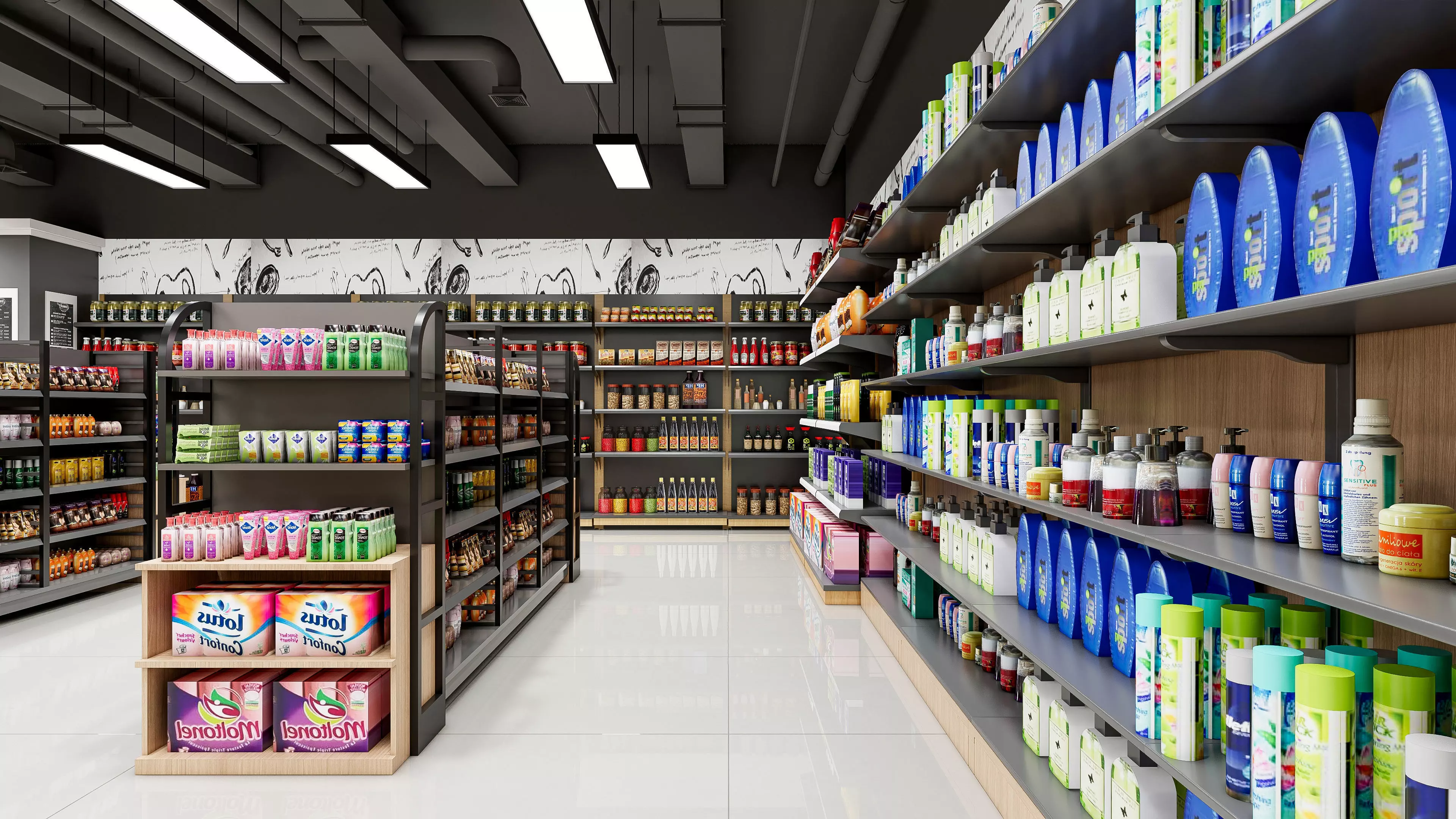 Supermarket Hypermarket Convenience Store 4 3D model_16
