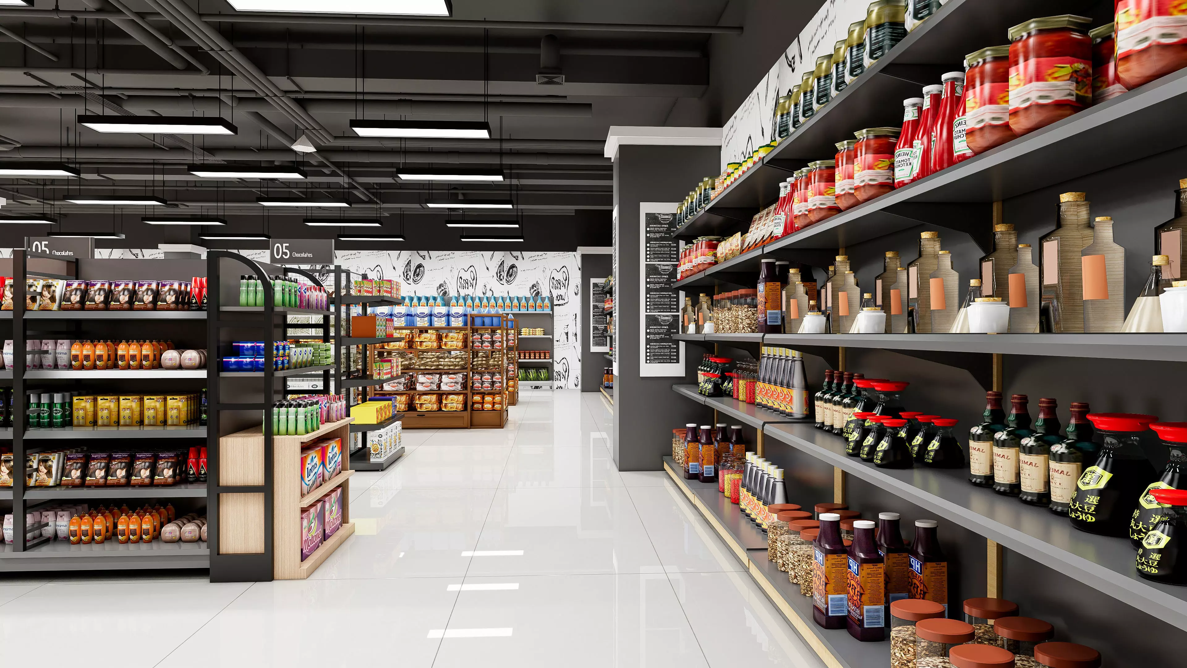 Supermarket Hypermarket Convenience Store 4 3D model_20