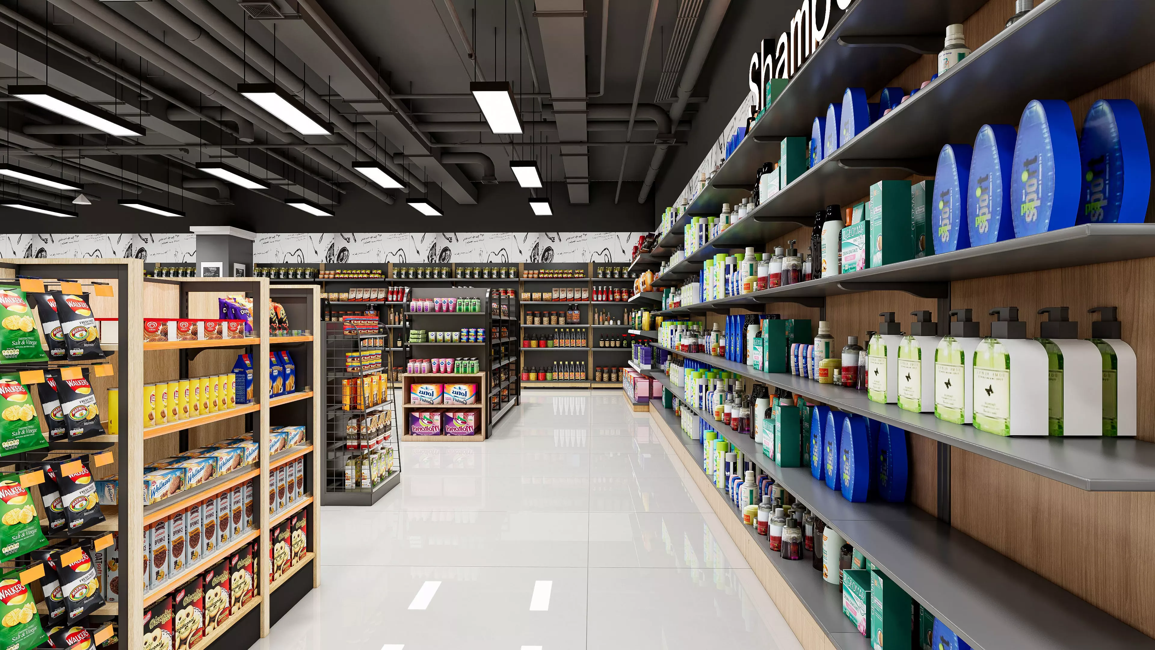 Supermarket Hypermarket Convenience Store 4 3D model_14