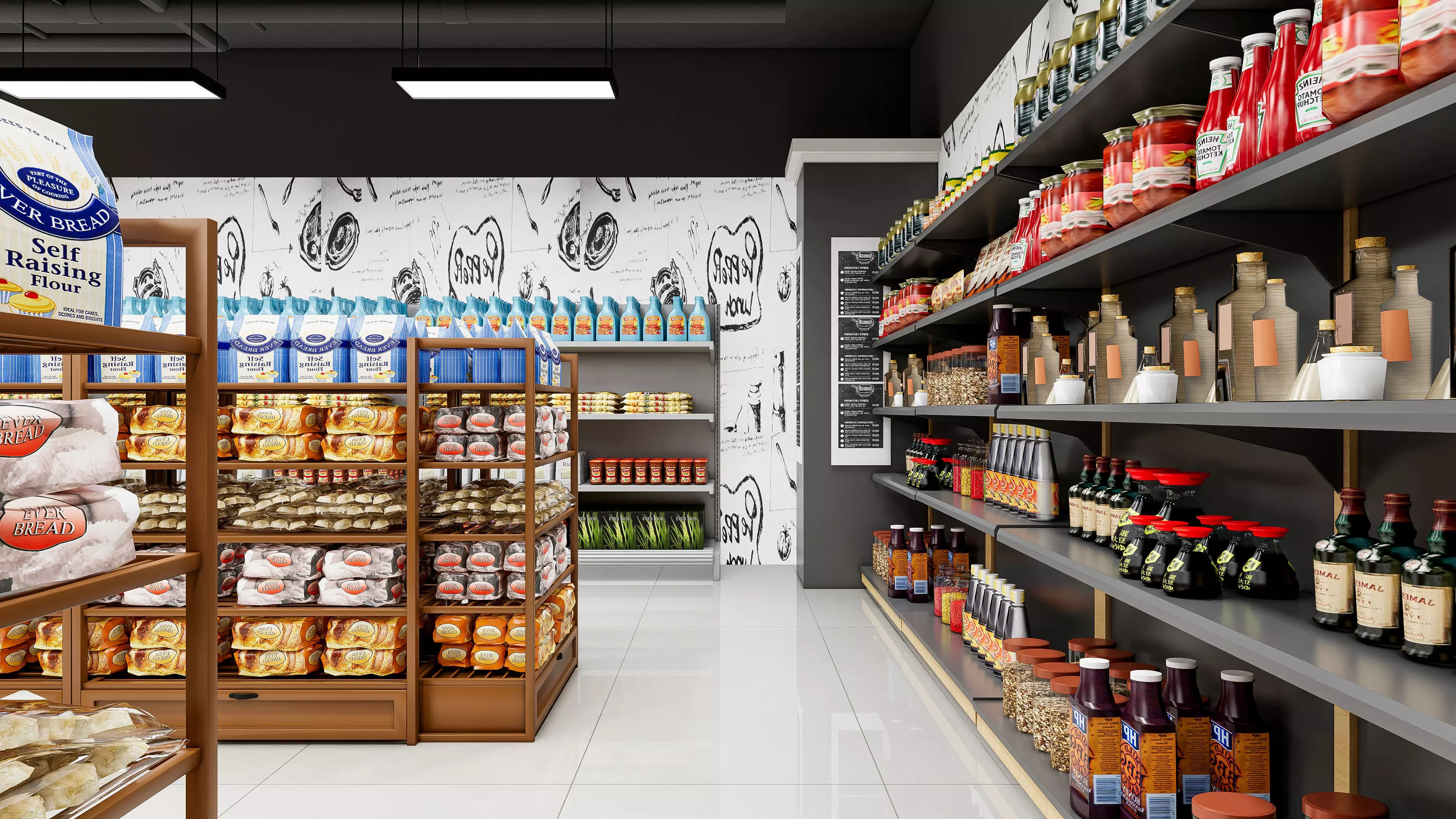 Supermarket Hypermarket Convenience Store 4 3D model_21