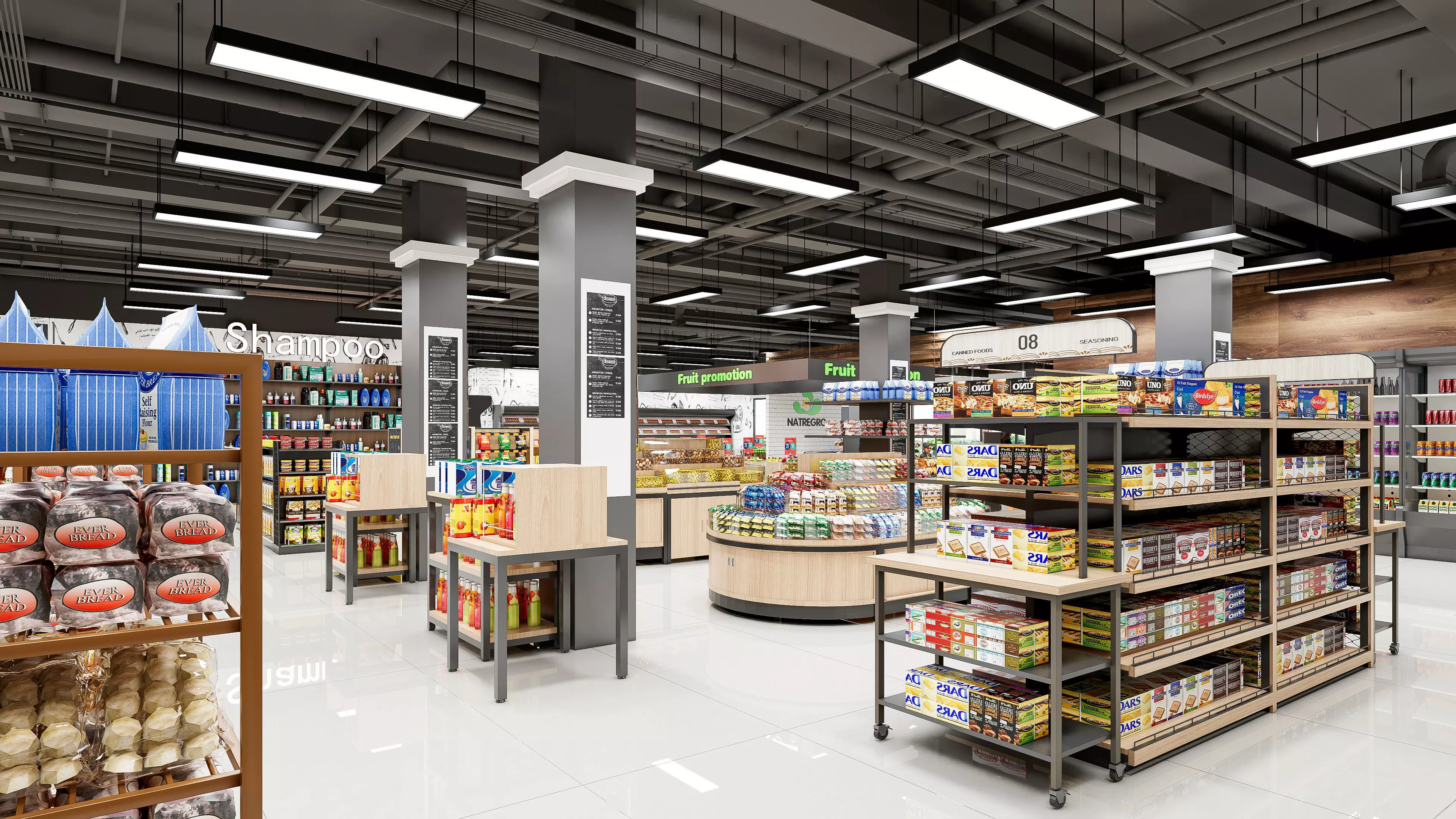 Supermarket Hypermarket Convenience Store 4 3D model_17