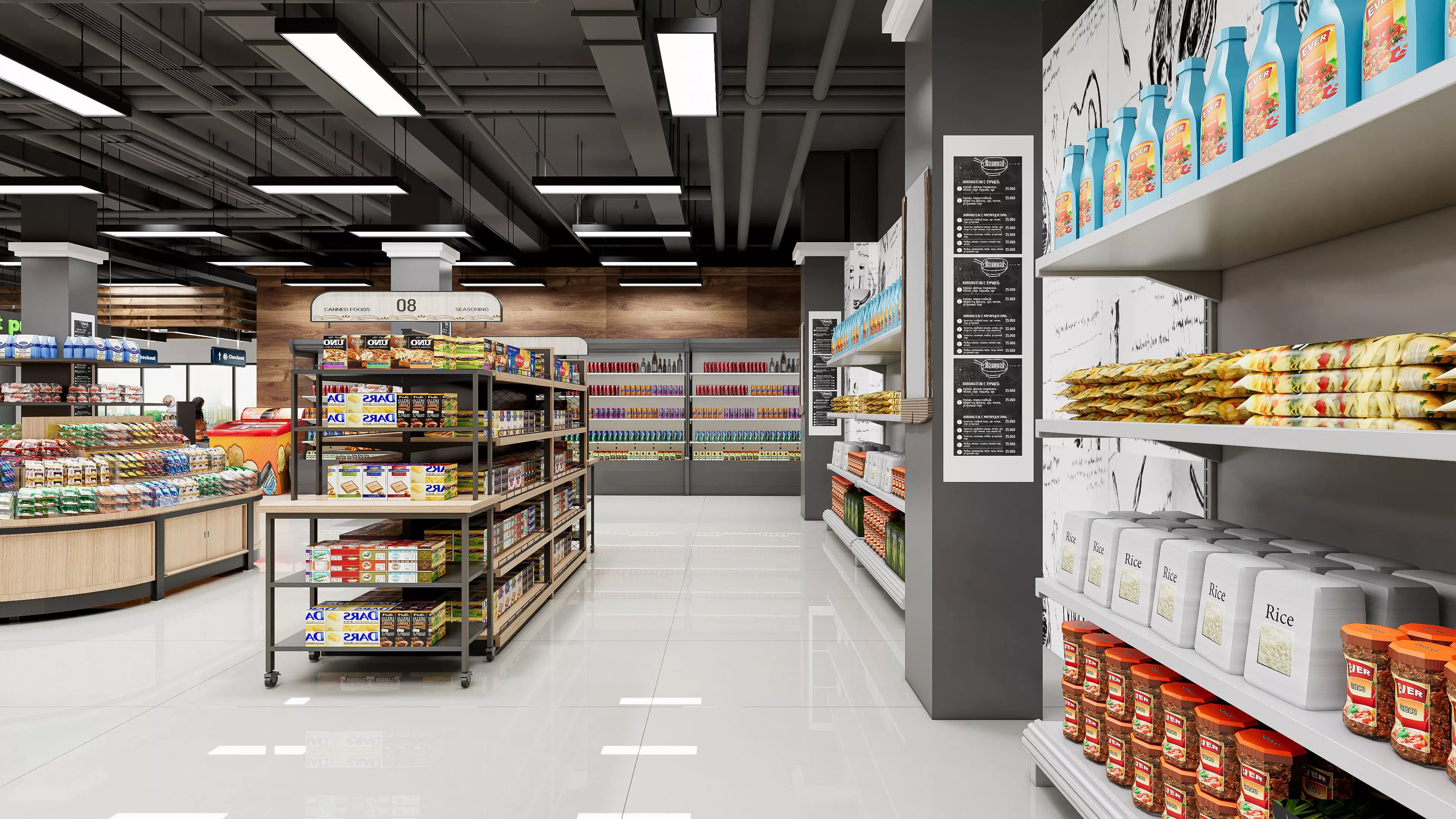Supermarket Hypermarket Convenience Store 4 3D model_24