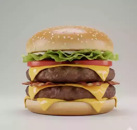 The Ultimate Double Cheeseburger