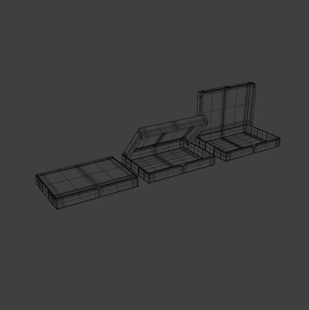 Low-Poly Game-Ready Cardboard Box 3D Model Low-poly 3D model_1