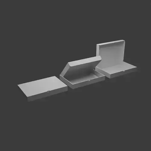 Low-Poly Game-Ready Cardboard Box 3D Model