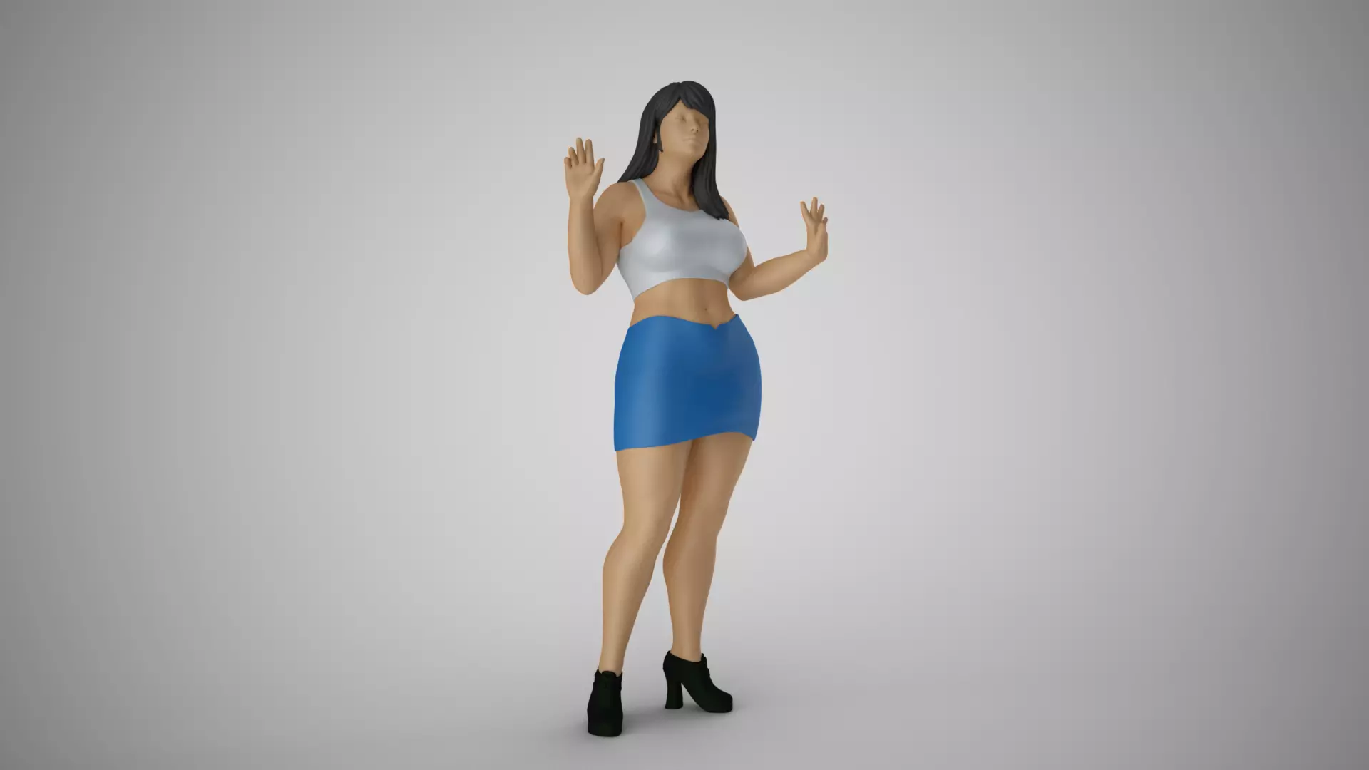 Female Nova Reach Fold 3D print model_4