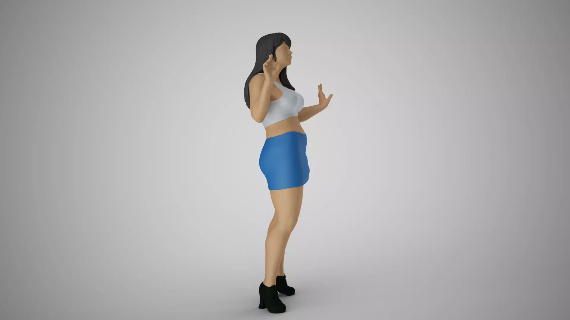 Female Nova Reach Fold 3D print model_5