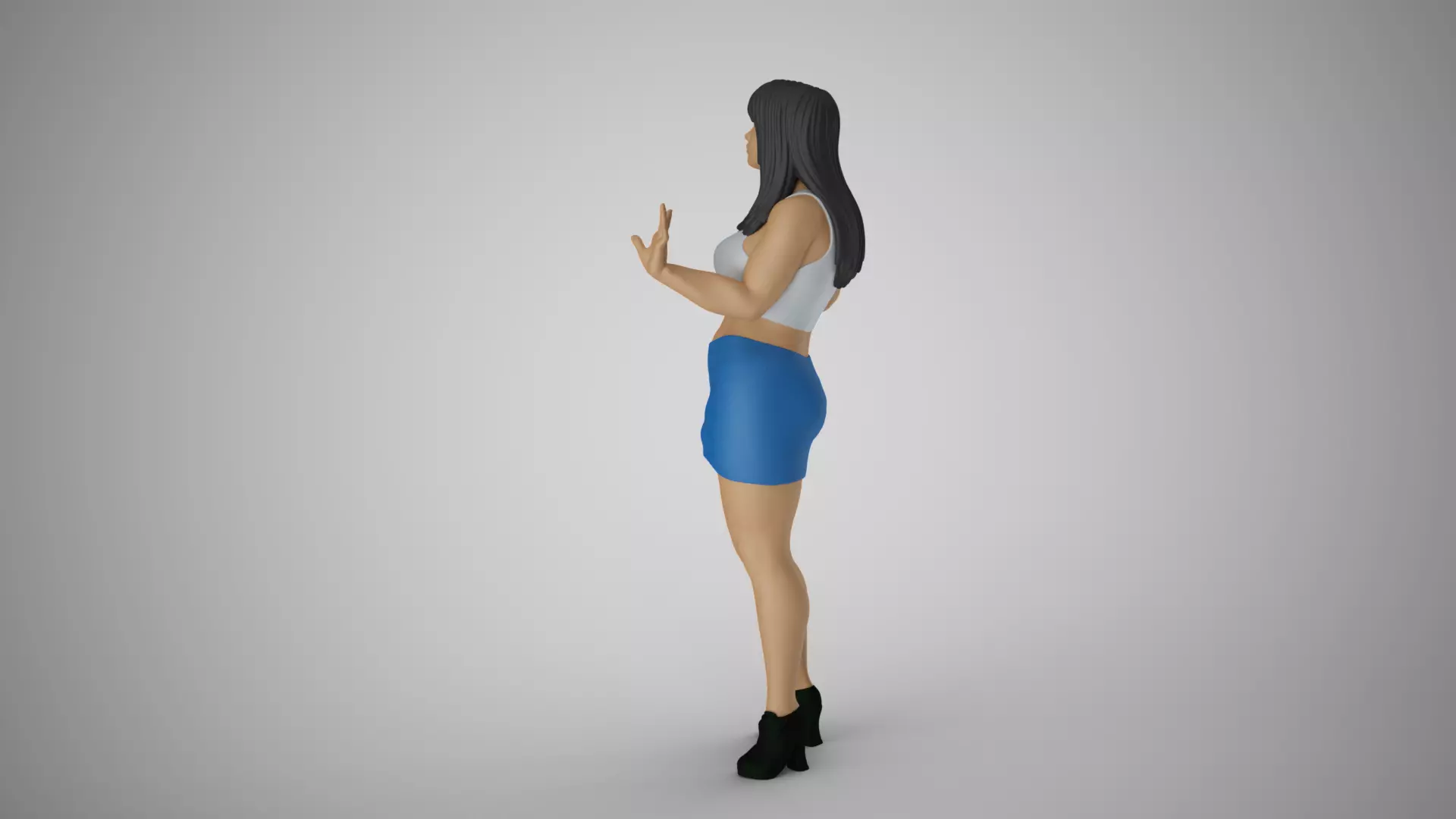 Female Nova Reach Fold 3D print model_9