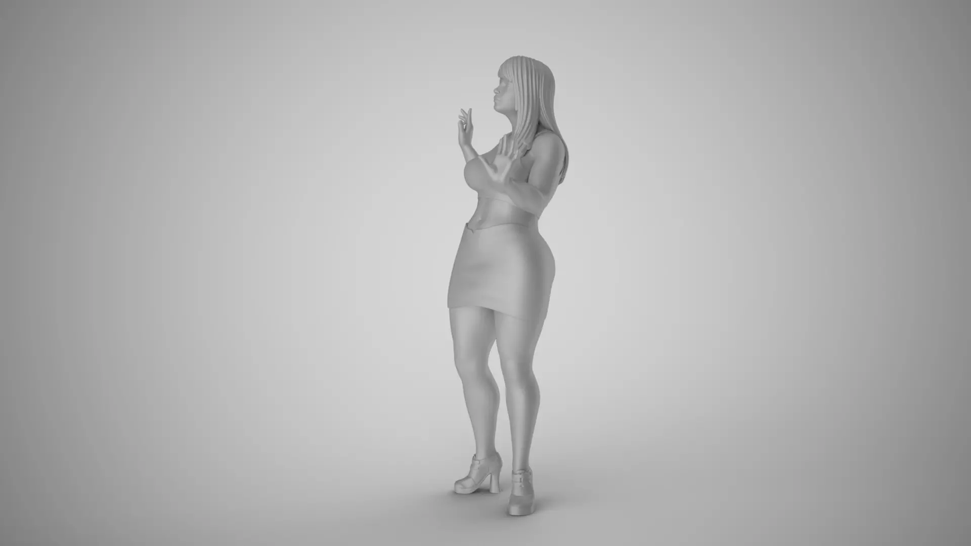 Female Nova Reach Fold 3D print model_1