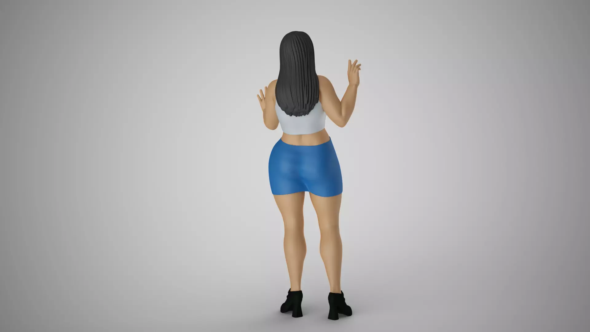 Female Nova Reach Fold 3D print model_7