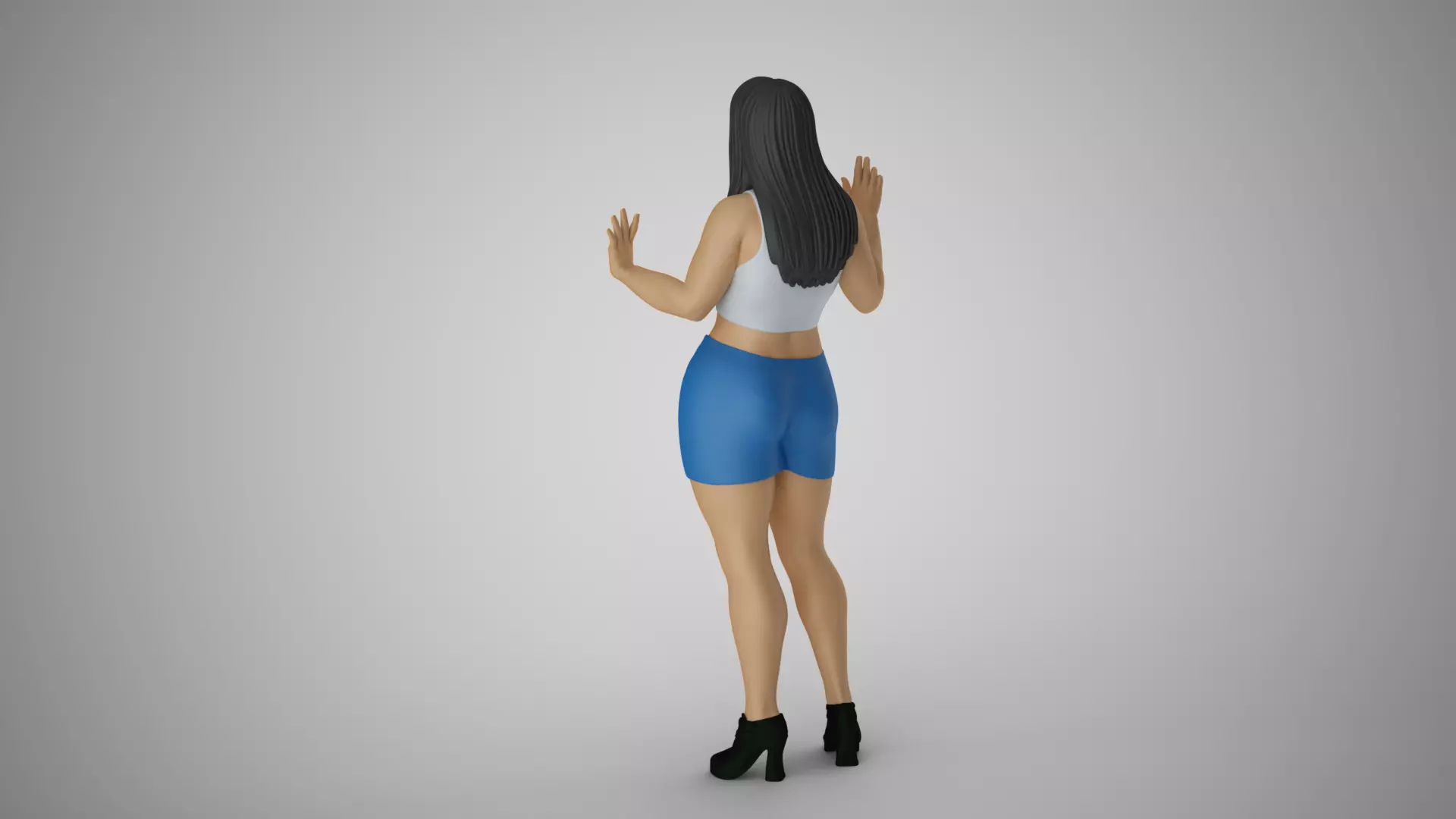 Female Nova Reach Fold 3D print model_8