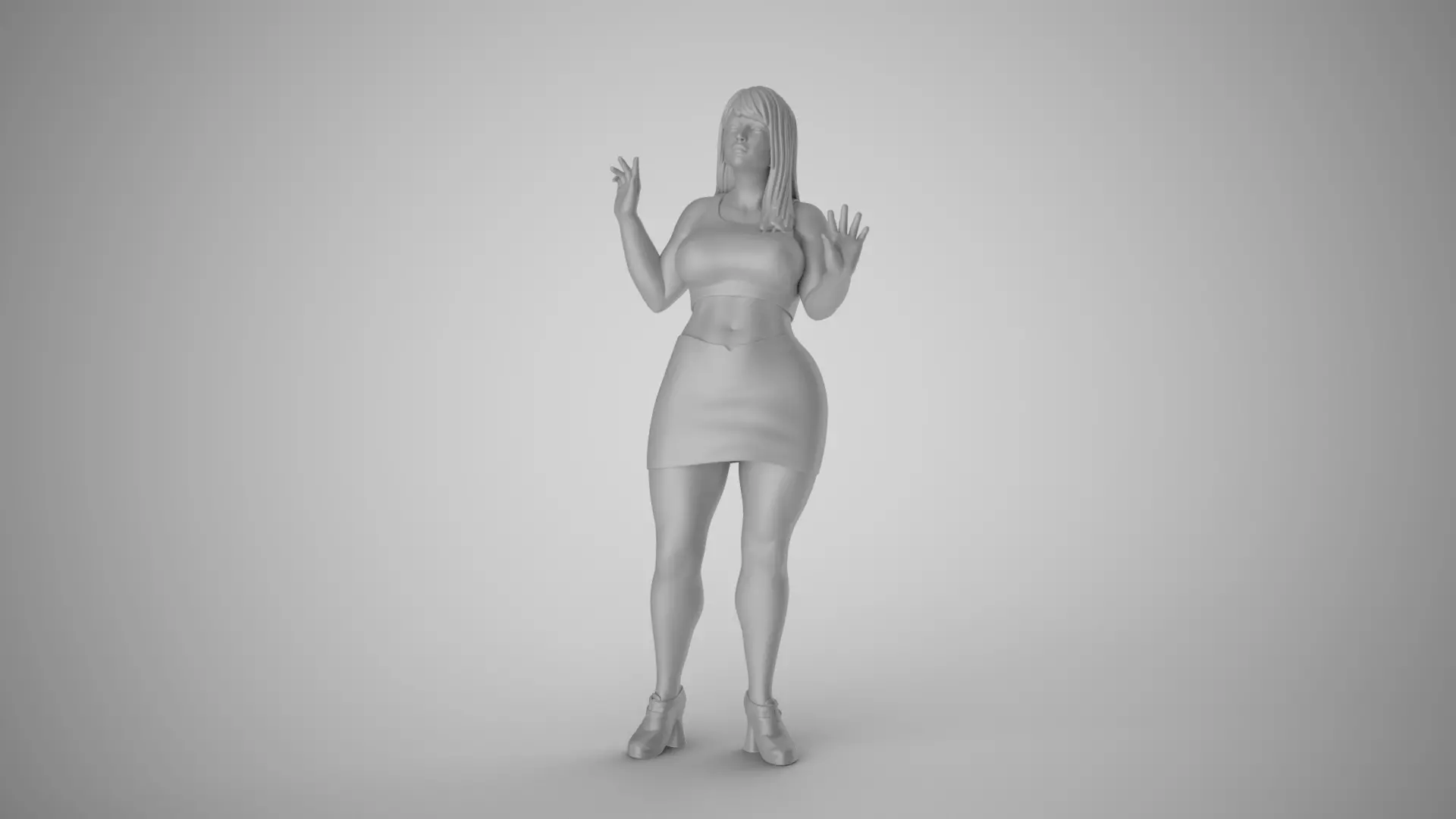 Female Nova Reach Fold 3D print model_2