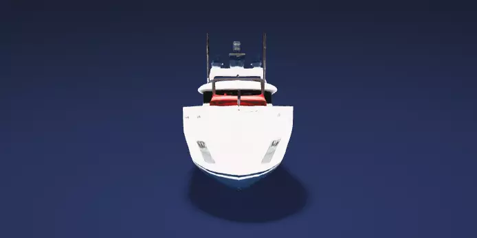 Stylized Modern Explorer Yacht Watercraft - 3D Model 3D model_4