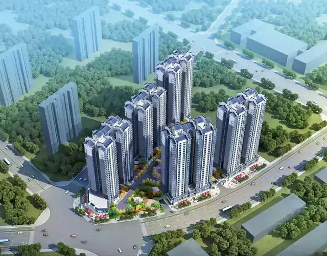 Modern High-Rise Residential Complex