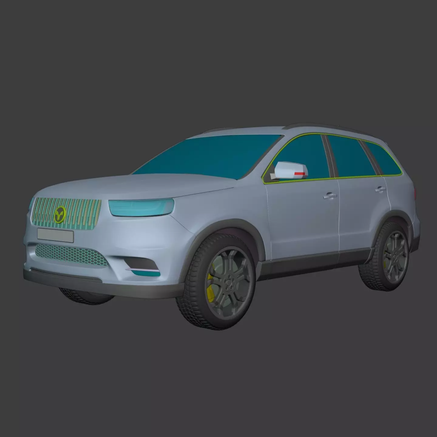 Generic Car 3D model_1