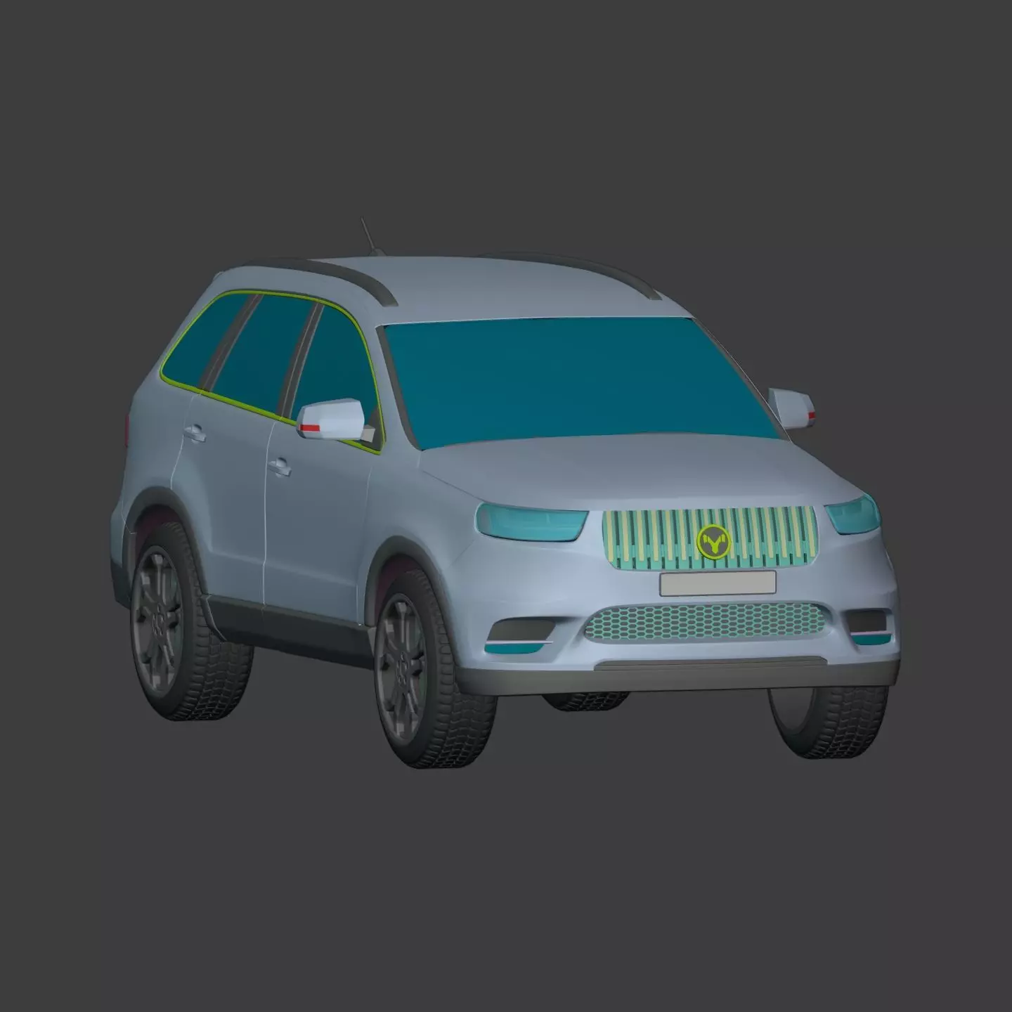 Generic Car 3D model_9