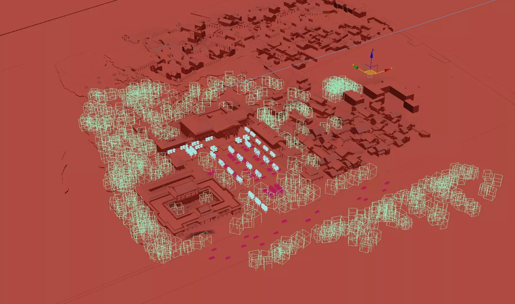 Contemporary  Resort Complex 3D model_5