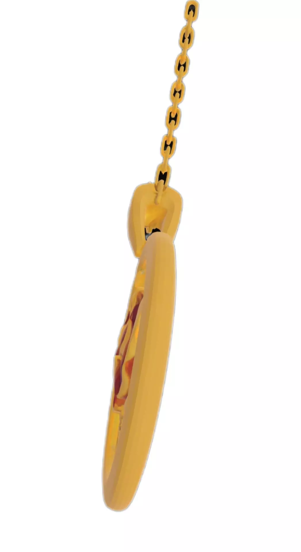 Rose Flower Pendant 3D Model Free 3D print model_1