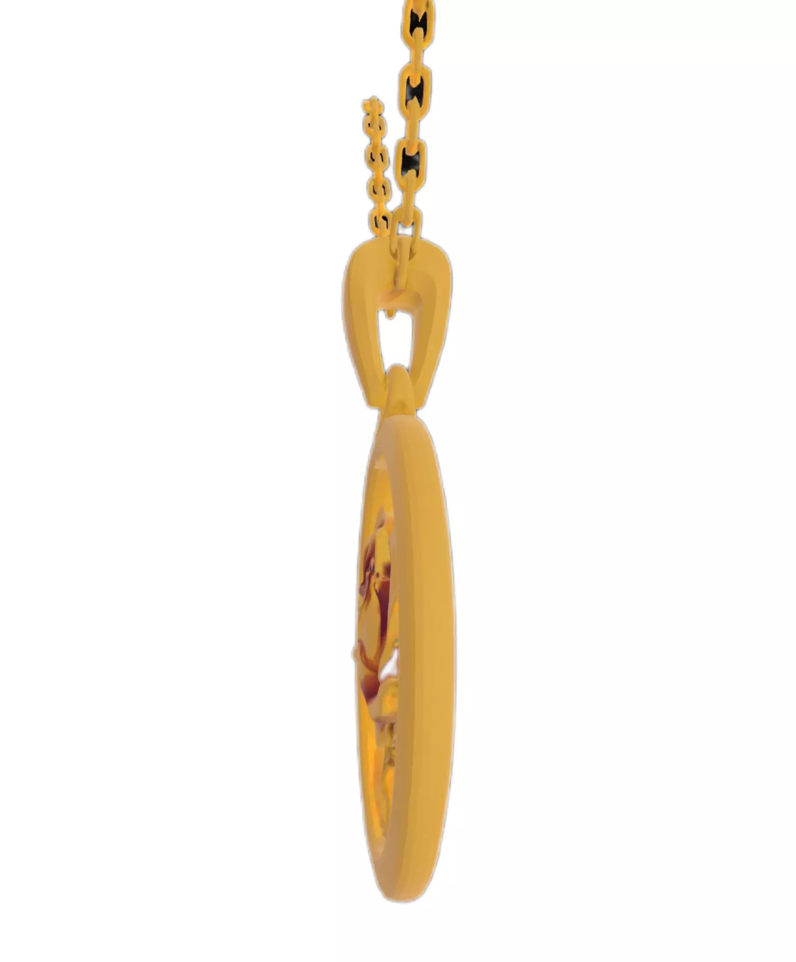 Rose Flower Pendant 3D Model Free 3D print model_7