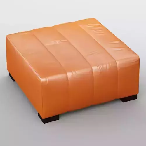 AR T EX DIVANI PELLE PAPAYA Pouf 3D model