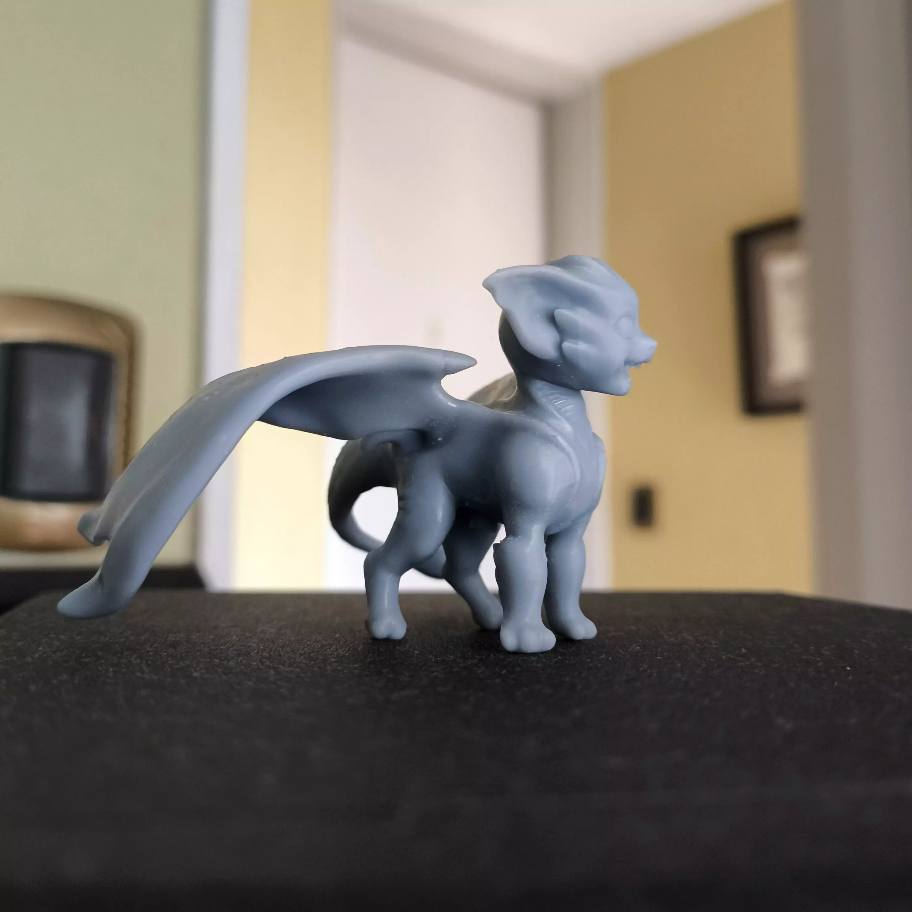 Small Smiling Dragon  3D print model_6
