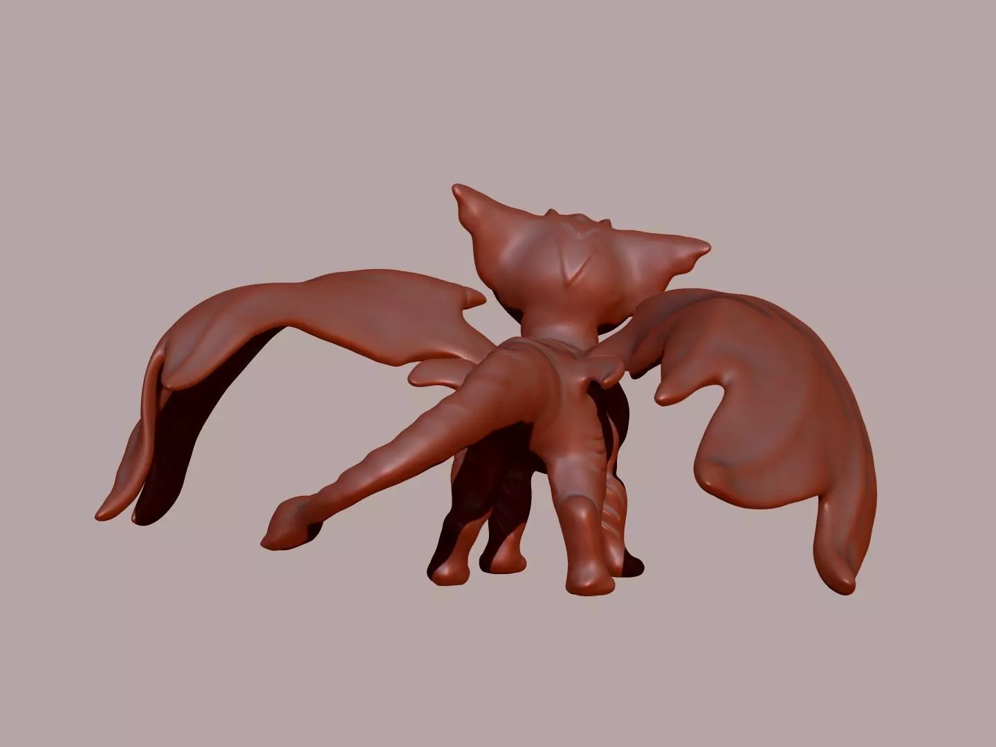Small Smiling Dragon  3D print model_3