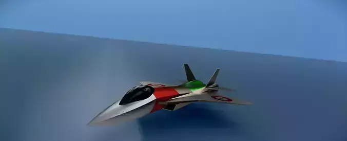 AMCA Advanced Medium Combat Aircraft STL 3D Printable Model