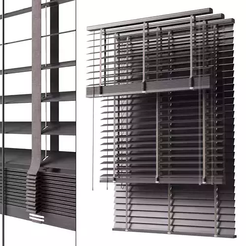 Wooden Blinds Set 38