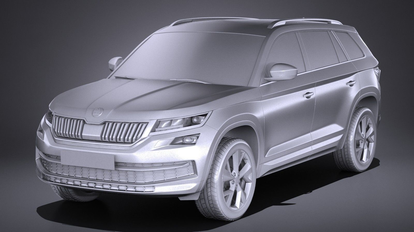 Skoda Kodiaq 2017 3D model_8