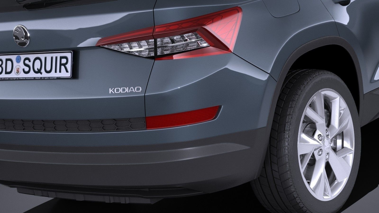 Skoda Kodiaq 2017 3D model_3